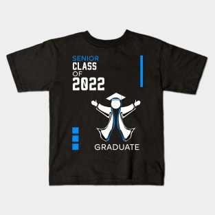 Proud graduation class of 2022 blue Kids T-Shirt